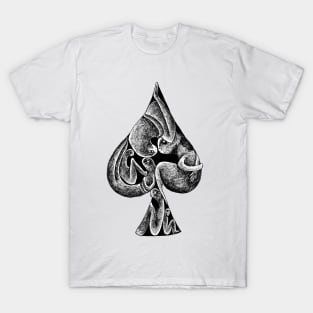 Figures in a spade T-Shirt